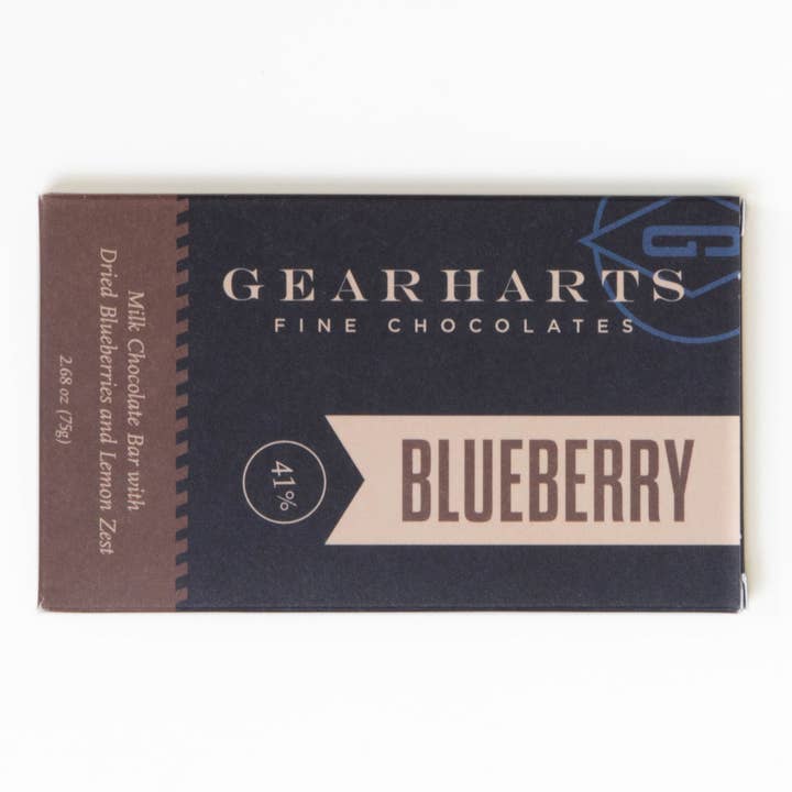 Blueberry Bar for wholesale by Gearharts Fine Chocolates