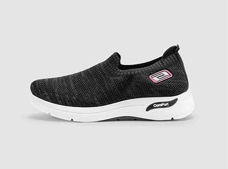FitVille - Wholesale Slip On Sneakers - Women's - FitVille Women's Lightweight Breathable Slip-on Sock Walking Sneakers0