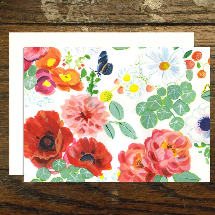 Cartão Floral Abundante por atacado de Kimmy Makes Things