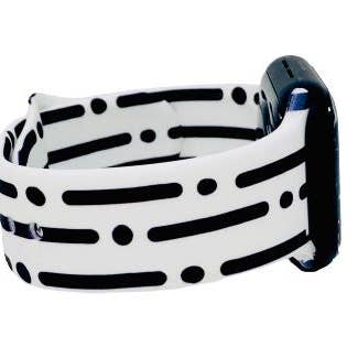 Thomas and Lee Company – Pulseira de relógio - Mulher por atacado – Pulseira de relógio Apple Black Line1