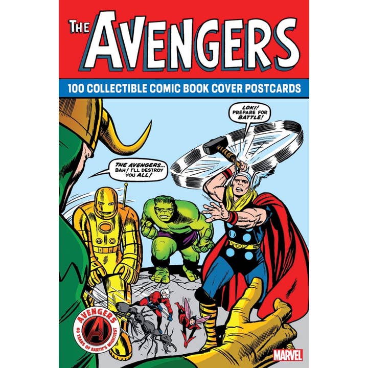 Chronicle Books - Wholesale Postcard Set - Marvel The Avengers: 100 Collectible Comic Book Cover Postcards