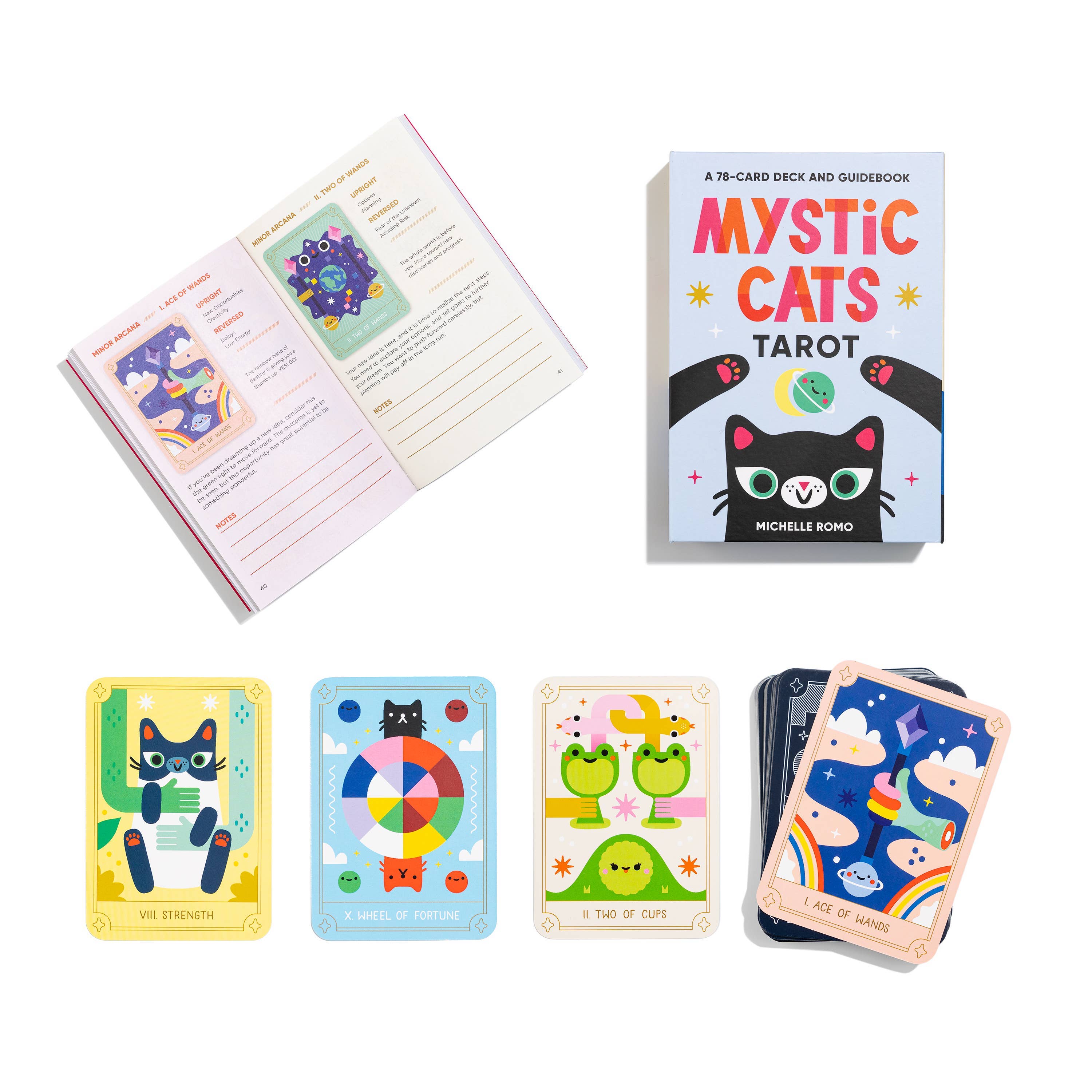 Hachette Book Group - Wholesale Tarot Cards - Mystic Cats Tarot: A 78-Card Deck and Guidebook4