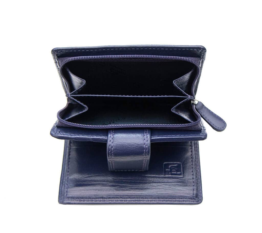 PRIMEHIDE - Vente Portefeuille – femme - Petit sac à main en cuir à trois volets Verona - 231116