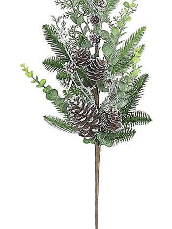 Mixed Pine Spray, 32", Green for wholesale by Select Artificials, Inc.