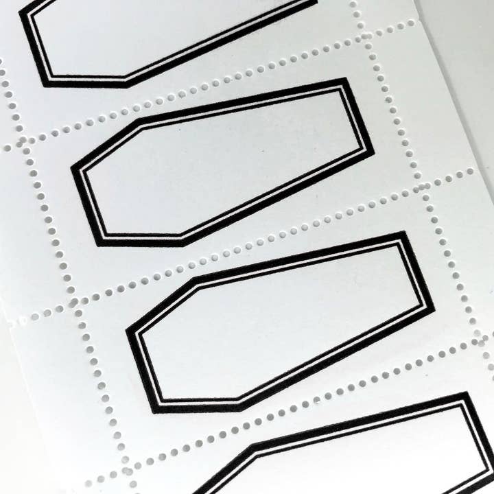 The Portland Stamp Company - Wholesale Rubber/Decorative Stamp - Coffins - Lick & Stick Halloween Stamps3