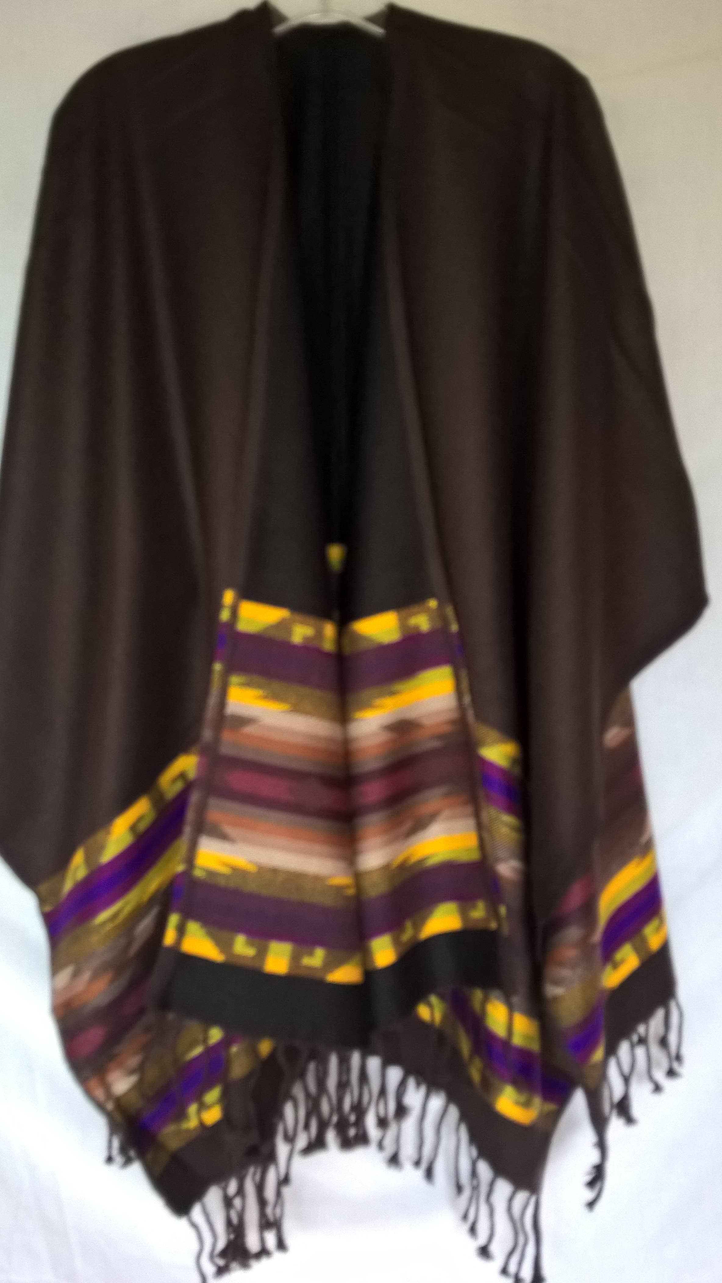 Treasure of ANDES - Venta al por mayor Poncho - Mujer - Poncho Andino Artesanal REVERSIBLE Unisex ENVÍO GRATIS14