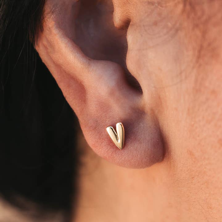 Love Lori Michelle Jewelry - Wholesale Stud/Post Earrings - Whole Heart Earrings