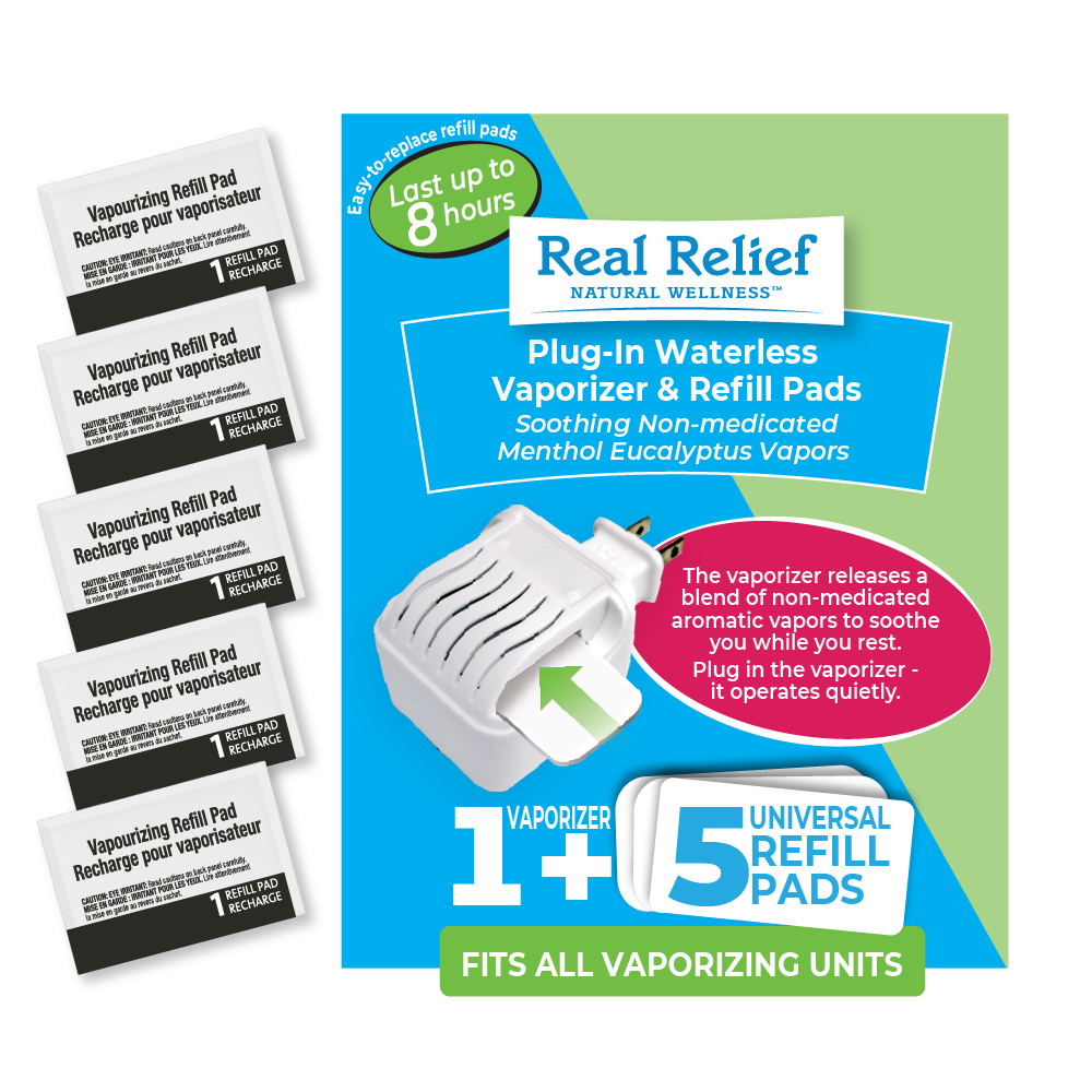homeolab International Inc - Wholesale Aromatherapy Inhaler - Real Relief Plug-in Waterless Vaporizer + 5 Refill Pads1