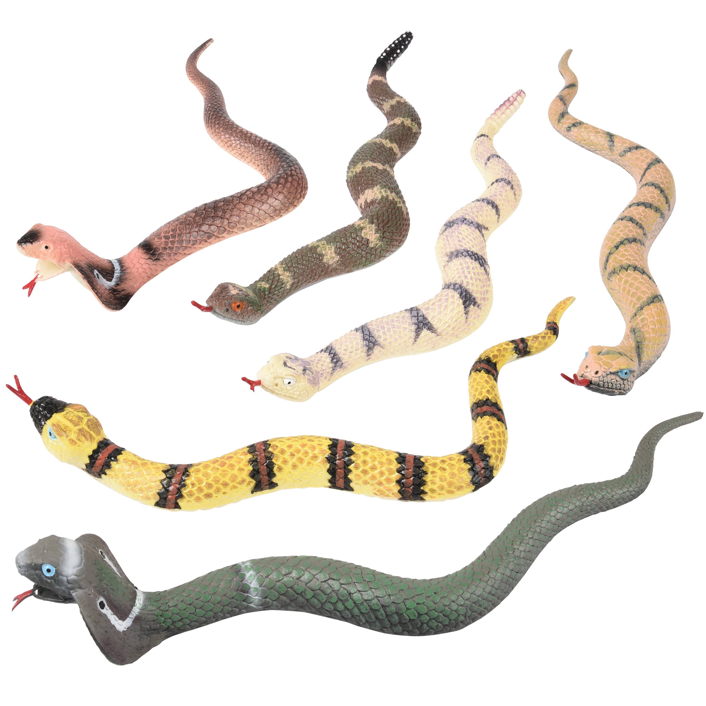 US Toy Company - Wholesale Retailer Display - Kids & Baby - 15" Stretch Snakes 24-unit Display2
