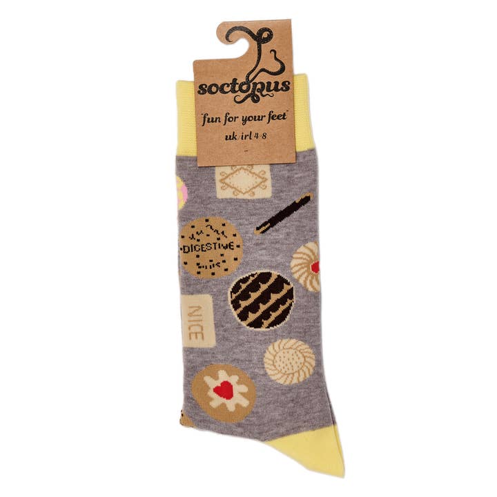GREY Biscuits Socks for wholesale on Faire2