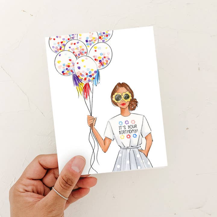Almeida Illustrations - Wholesale Birthday Card - It's your Birthday! Greeting Card6