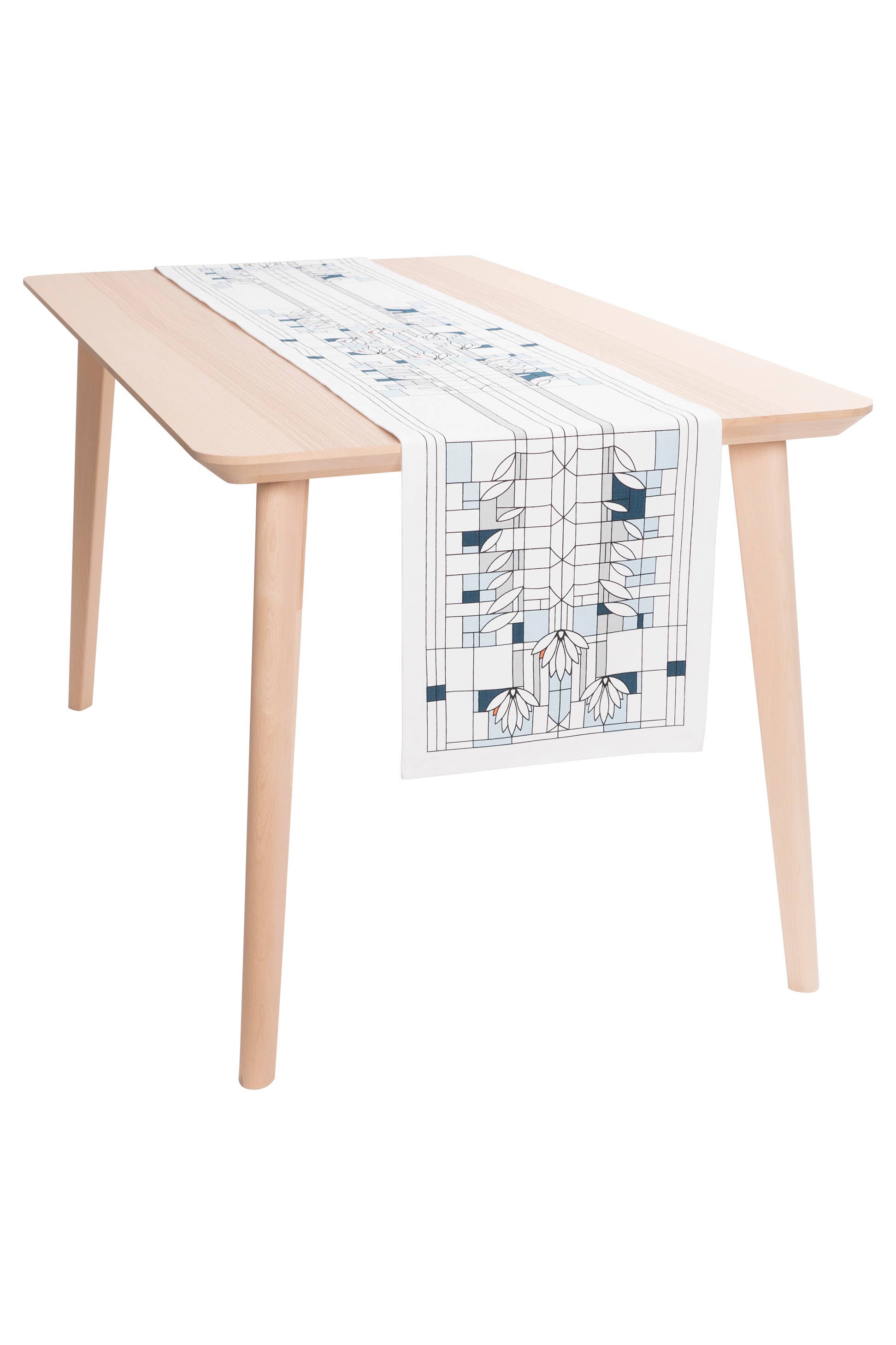 KAF Home – wholesale Löpare – Frank Lloyd Wright - 100% bomullstryckt bordslöpare1