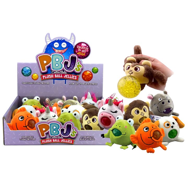 Master Toys PBJ's Animal Plush Ball Jellies for wholesale by Master Toys & Novelties Inc.