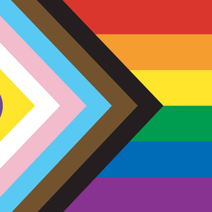 Intersex Inclusive Progress Pride 36x60 Flag for wholesale by Flag Matrix Inc