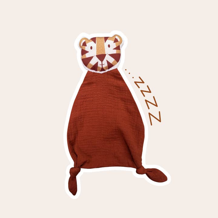 Doudou tiger karamel for engroshandel hos Carotte & Cie