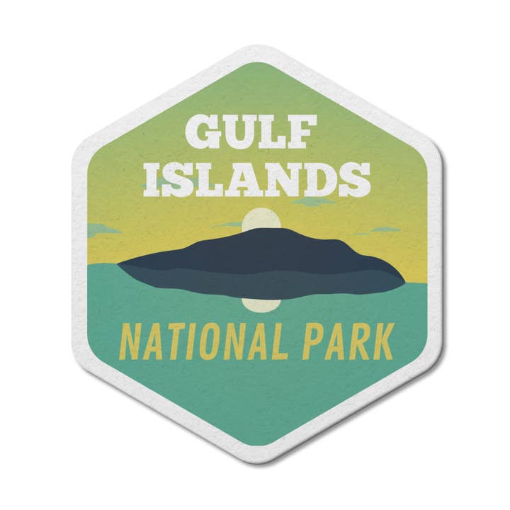 Gulf Islands National Park of Canada Waterproof Vinyl Sticker for wholesale by Canada Untamed