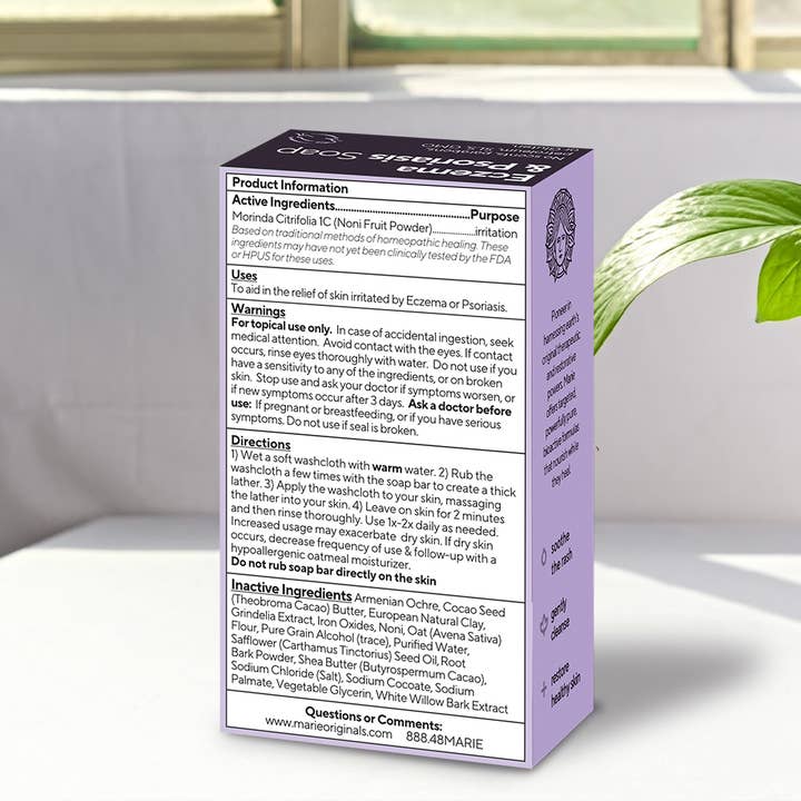 Marie's Original Formulas - Wholesale Behandeling van eczeem - Eczeem/zeep voor verlichting van psoriasis