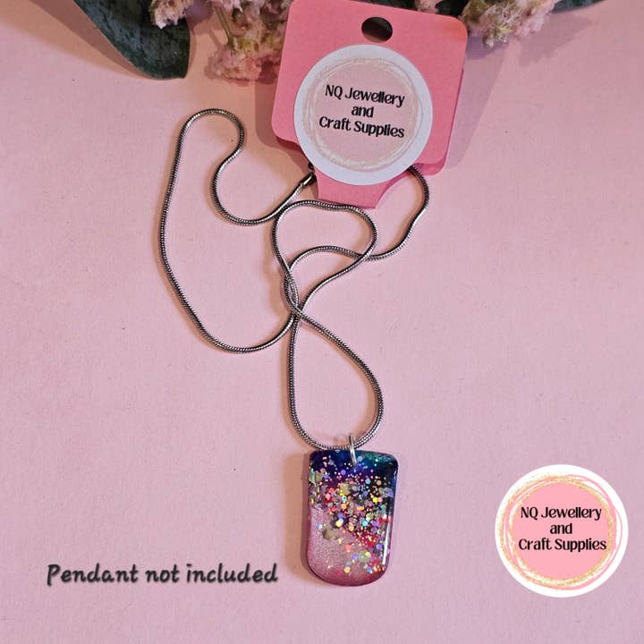 NQ Jewellery & Craft Supplies - Wholesale Pendant/charm necklace - NECKLACE Snake Chain / Stainless Steel & Gold Stainless Steel 304 x 21