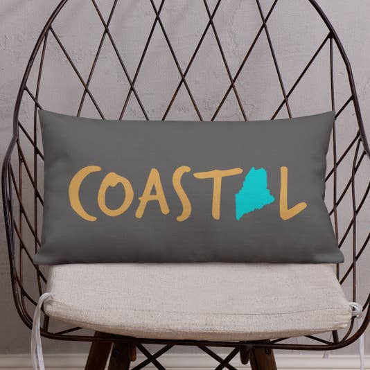 Coastal Maine™ Beach Accent Pillow for wholesale by Coastal & Midwest State of Mind