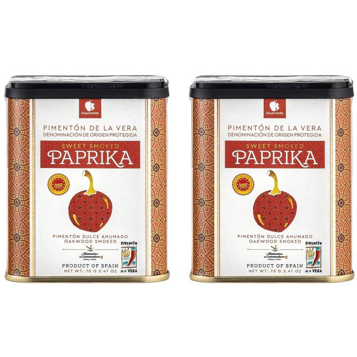 Think Distributors - Wholesale Dried Spice - Gourmanity Sweet Smoked Spanish Paprika Tin 2.47oz