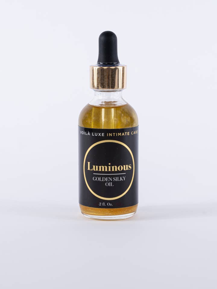LUMINOUS- Goldenes Seidenöl für den Großhandel von Voila Luxe Beauty
