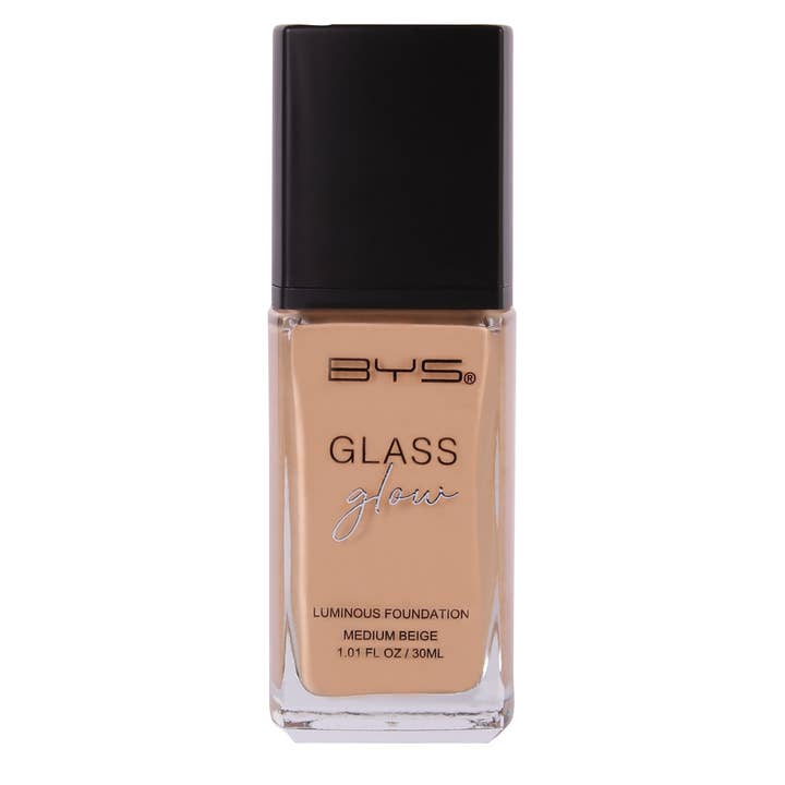 Beauty Pro - Wholesale Foundation - BYS Foundation Glass Glow Luminous Medium Beige 30ml