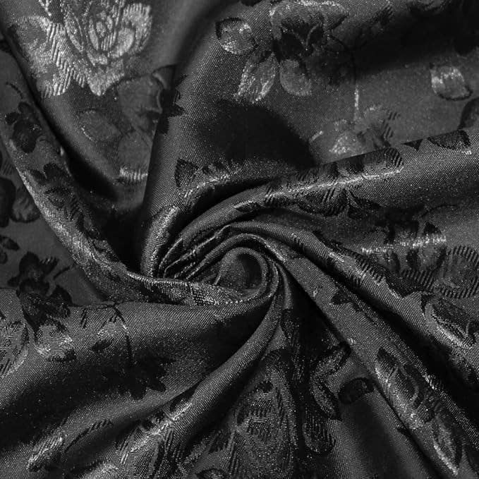 Blommig Jacquard Satin Tyg – 60″ Bredd för wholesale av Radyan Fabrics
