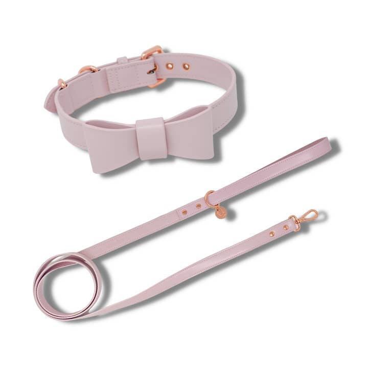 Korriko Pet Supply - Wholesale Pet Collar - Dog - Signature Collar & Leash Set - Blush Pink