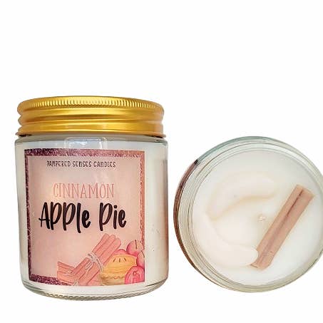 Pampered Senses Candles Cinnamon Apple Pie for wholesale by Pampered Senses Candles