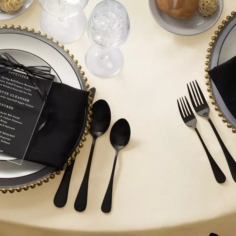 Gee Di Moda - Wholesale Tablecloth - Heavy Duty Washable Polyester Rectangle Tablecloth50