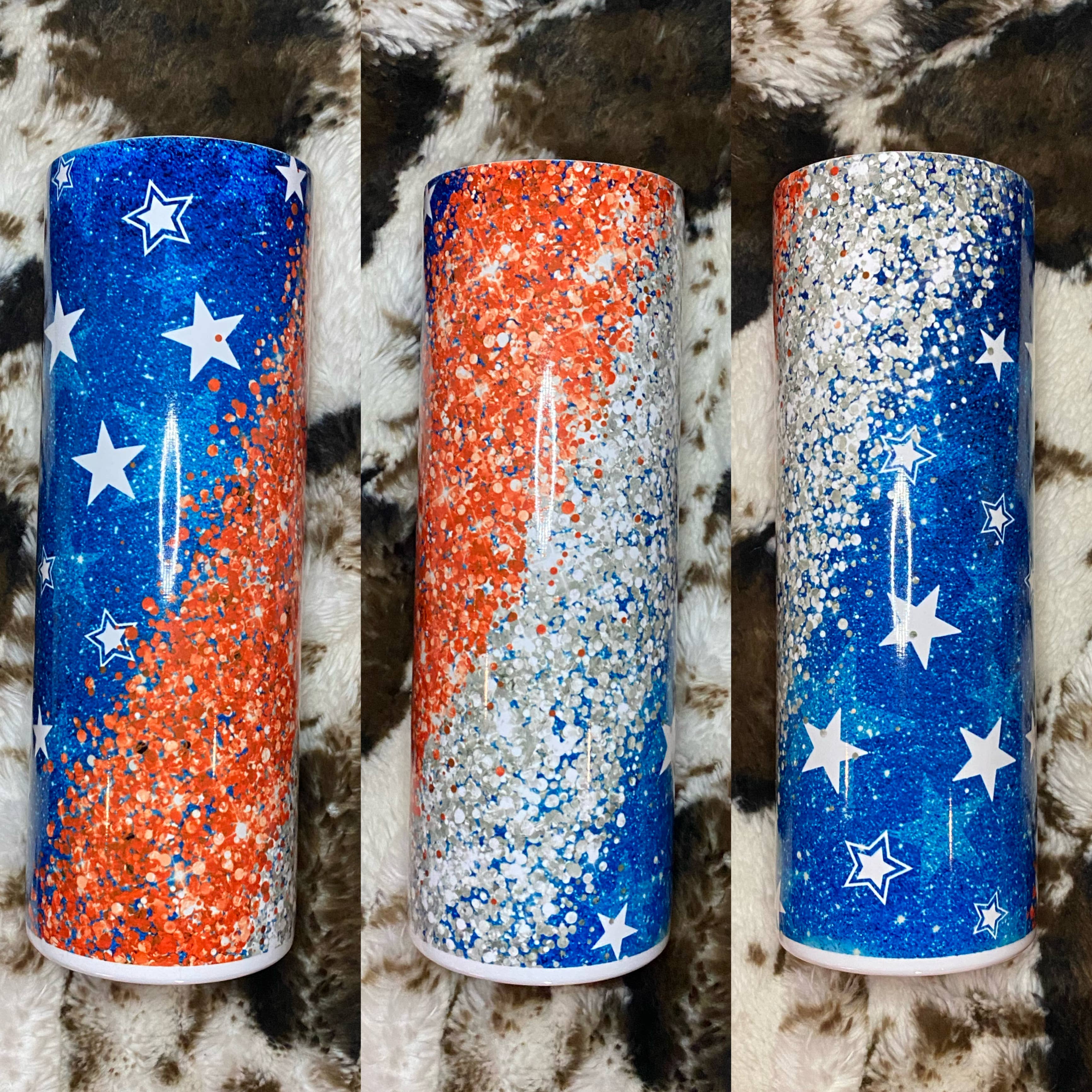 Glitter Football Tumbler – Vickie's Creation