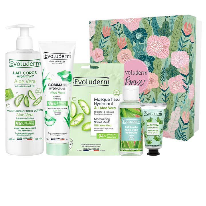 Evoluderm - Wholesale Facial Care Set/Kit - 100% Aloe Vera Face & Body Gift Set - Gift idea 2