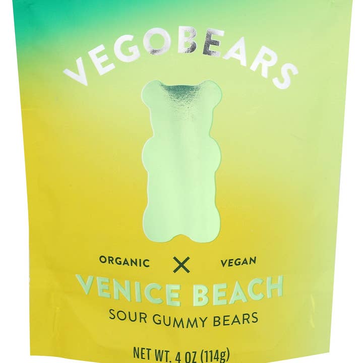 VEGOBEARS GUMMY BEARS LMN APPLE - Case of 10 for wholesale by Everyday Supply Co