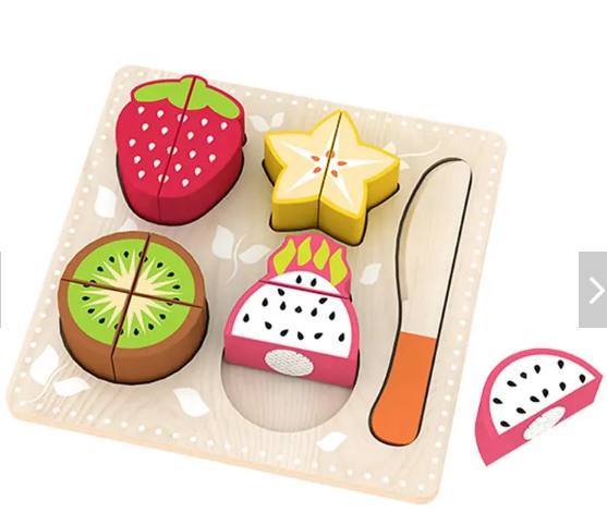 ACOOL TOY - Vendita all'ingrosso Giocattolo in legno - Bambini - AC7330 ~ AC7336 Giochi di Taglio Cibo Piatto3