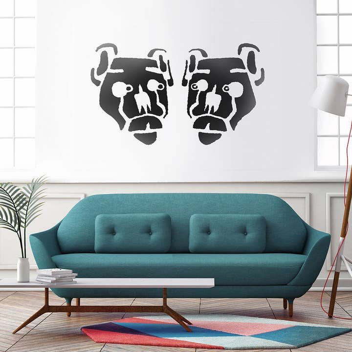 Sjabloon Murale Pantere per la vendita all'ingrosso da parte di Wunderwall