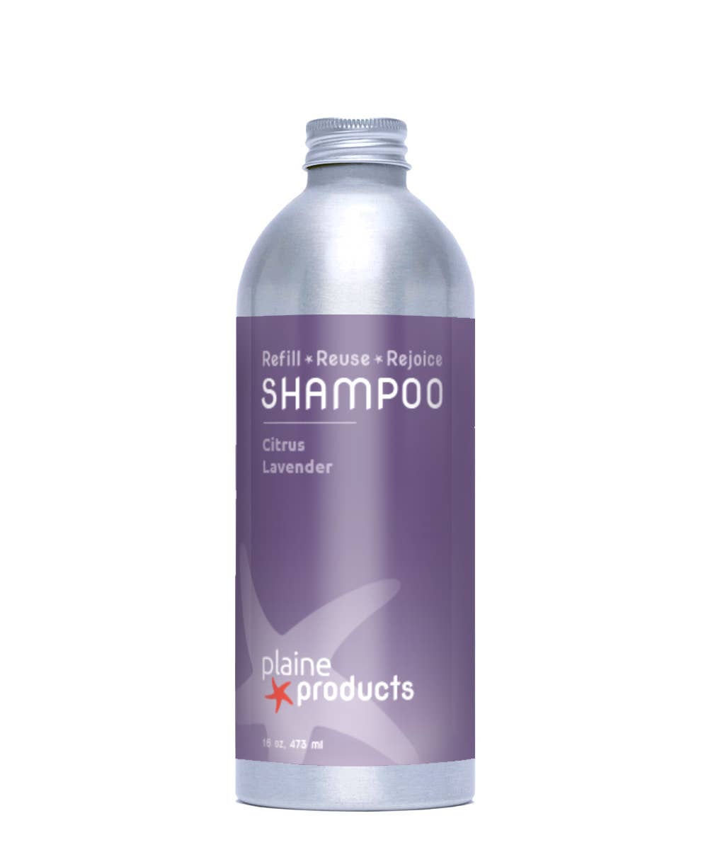 Plaine Products - Wholesale Hair Shampoo - Shampoo 16 oz (pump not included) Reusable packaging3
