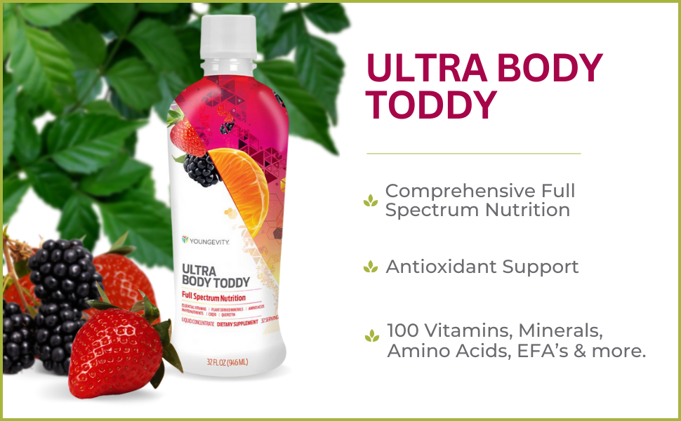 Renewal for Life - Wholesale  - Youngevity Dr. Wallach Liquid Ultra Body Toddy 4-Pack - Free Shipping5