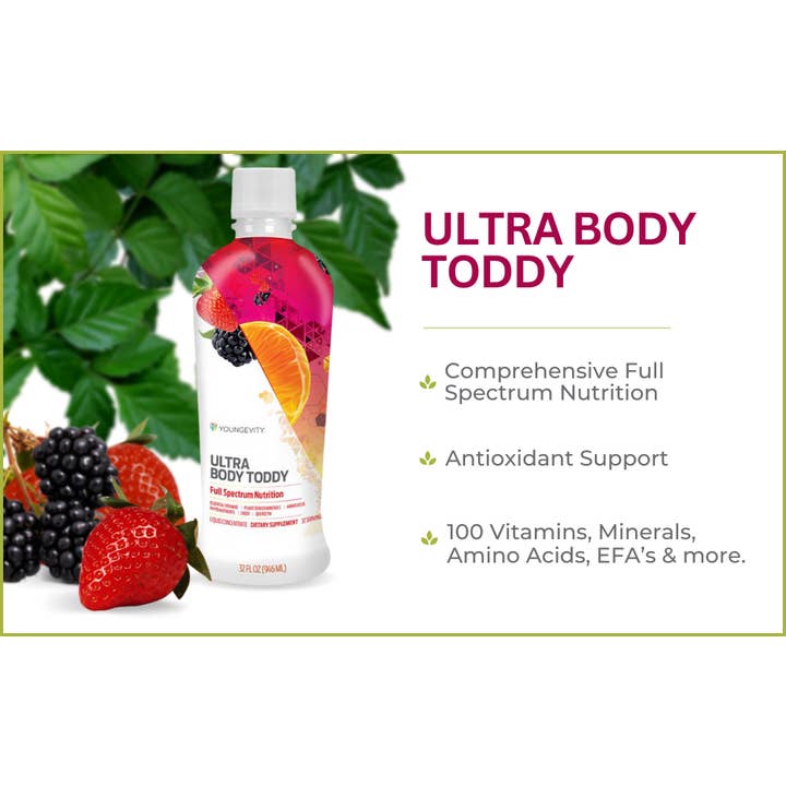 Renewal for Life - Wholesale - Youngevity Dr. Wallach Liquid Ultra Body Toddy 4-Pack - Free Shipping5