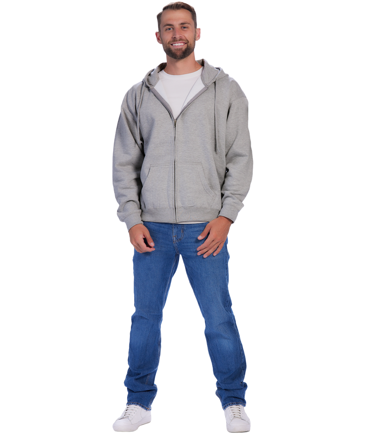 U.S. Apparel - Wholesale Hoodie - Unisex - Adult Full Zip Hood11