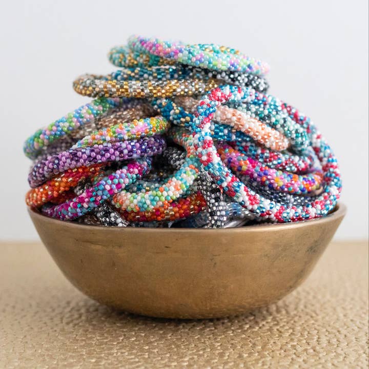 Aid Through Trade - Wholesale Beaded Bracelet - The Original Roll-On® Bracelet SS25 Party Pack