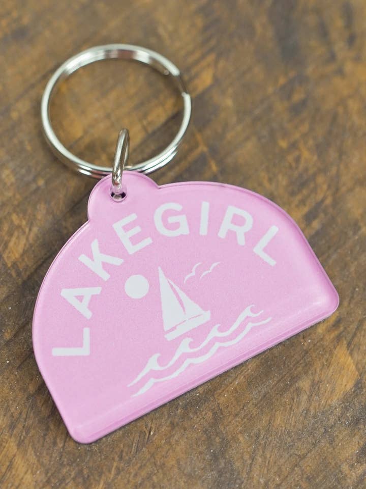 Tibicinate Segelbåt/Våg Akryl Nyckelring för wholesale av Lakegirl