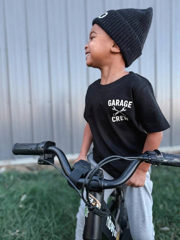 Raising Brave - Wholesale T-Shirt - Kids - My Dad's Garage Tee2