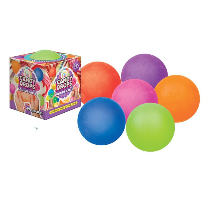 Master Toys Candy Drops Squish Balls Assorted Colors for wholesale by Master Toys & Novelties Inc.