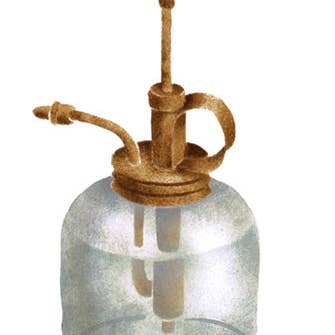 The Mad Stencilist Plant Mister Wall Stencil for wholesale by Designer Stencils