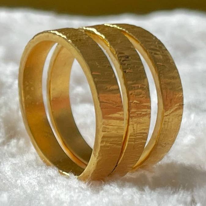 LUCA III GOLDRING für den Großhandel von MIO JEWELS