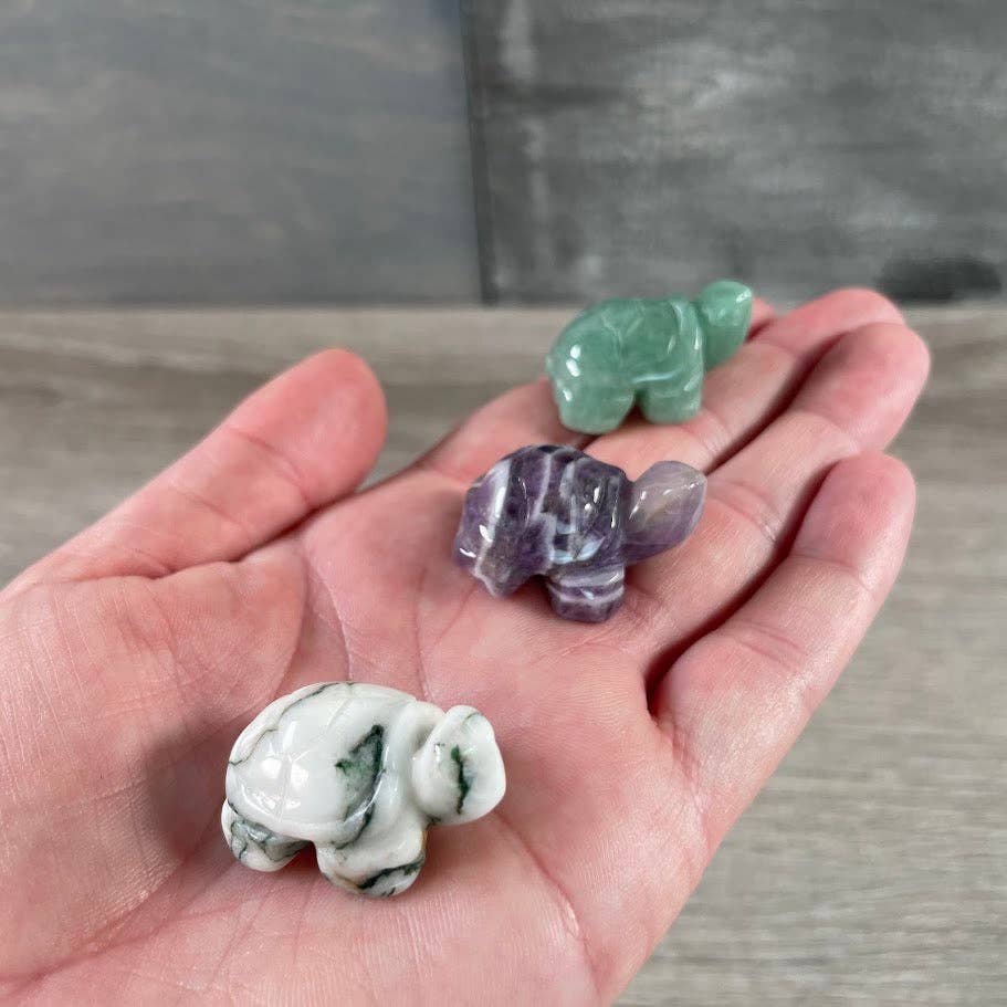 Keystone Crystals - Wholesale Spiritual Stone/Crystal - Small Gemstone Turtle Figurine – Crystal Turtles1