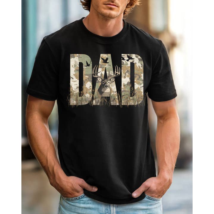 Camisa de Hombre Camo Papá para venta al por mayor de Southern Backroad Tees LLC