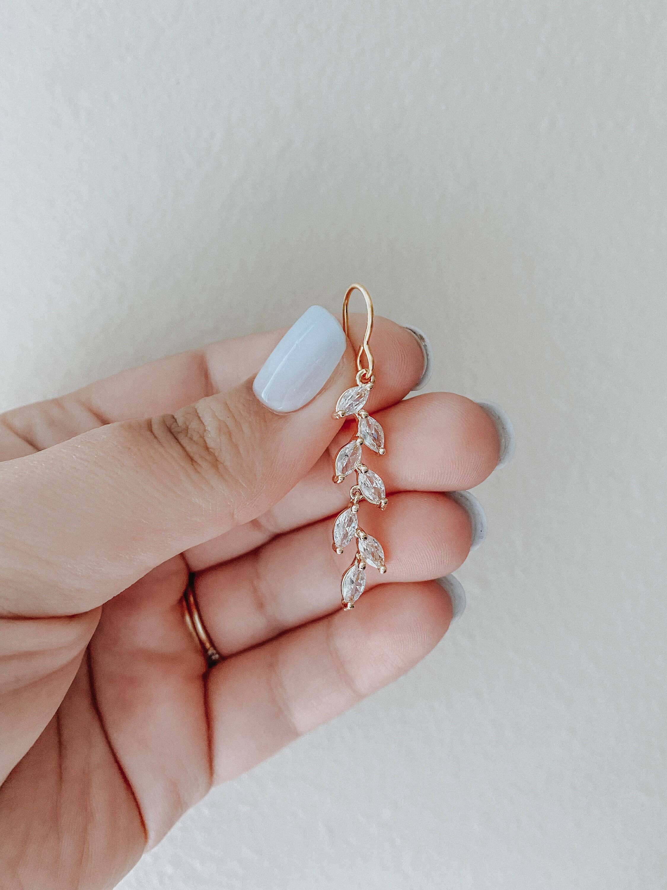 Clay & Fern Co. - Wholesale Dangle Earrings - Ivy Earrings - Simple Wedding Earrings2