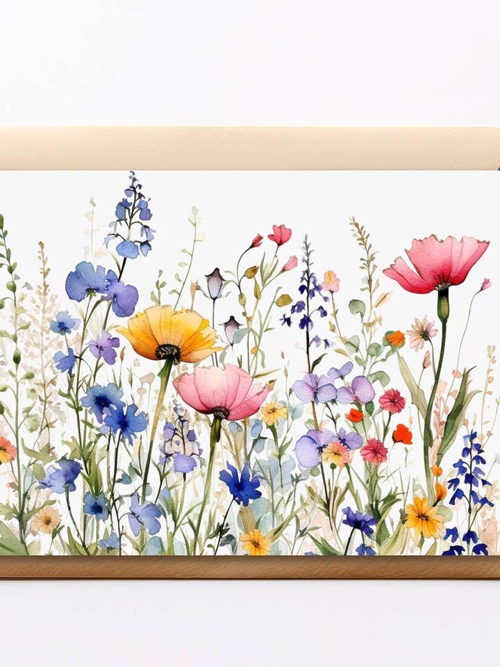 Serenity - UK Wildflower Gardening Greeting card for wholesale by Homemade Hollydays Wholesale