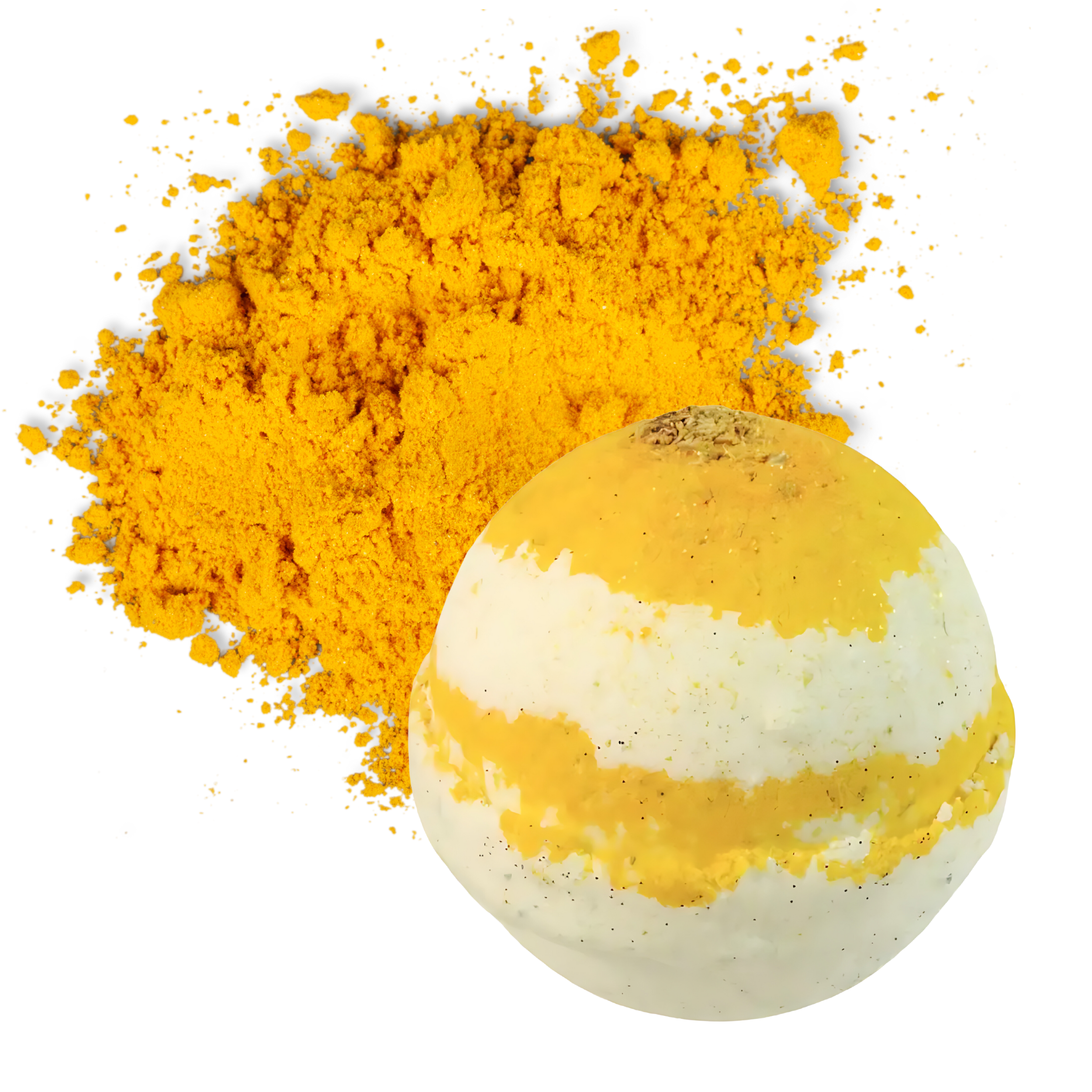 Orglamix - Wholesale Bath Bomb/Fizz - Turmeric Bath Bomb | Glow Soak For Brightening Skin9